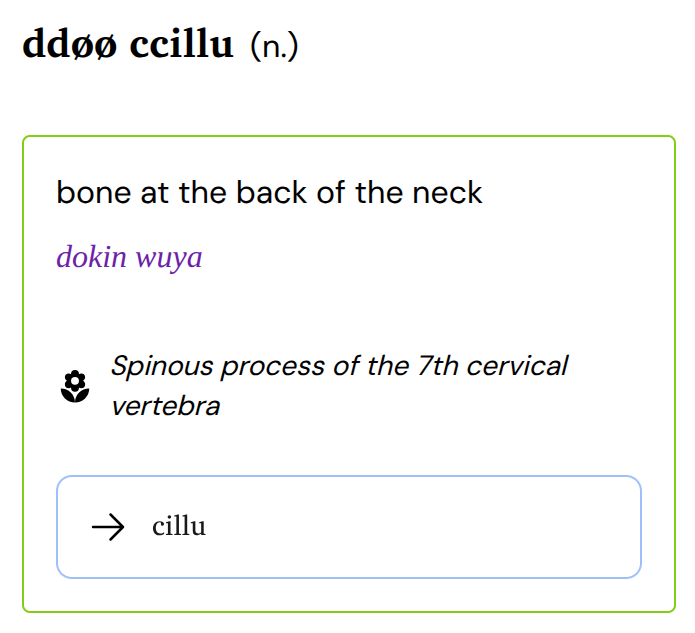 Bone at the back of the neck screenshot